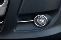 Fiat Doblo II 2010-2022 Embellecedores de faros antiniebla con franjas (2010-2015, 4 uds, acero inoxidable) Carmos - Acero Inoxidable Turco foto 8