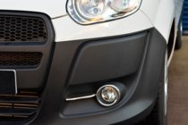 Fiat Doblo II 2010-2022 Embellecedores de faros antiniebla con franjas (2010-2015, 4 uds, acero inoxidable) Carmos - Acero Inoxidable Turco foto 7