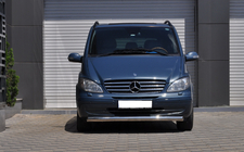 Mercedes Vito W639 2004-2014 Defensa Delantera ST008 (Acero Inoxidable) foto 4