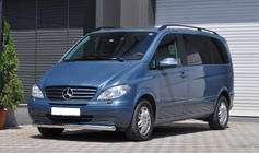 Mercedes Vito W639 2004-2014 Defensa Delantera ST008 (Acero Inoxidable) foto 2