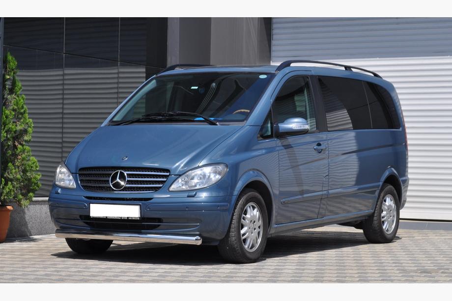 Mercedes Vito W639 2004-2014 Defensa Delantera ST008 (Acero Inoxidable) 2010-2015, 42mm Foto 2