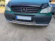 Mercedes Vito W639 2004-2014 Defensa Delantera ST014 (Acero Inoxidable) 2004-2010, 60 ↗ 42mm foto 2