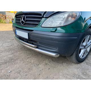 Defensa Delantera ST014 (Acero Inoxidable) Mercedes Vito W639 2004-2014 foto 1