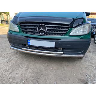 Defensa Delantera ST014 (Acero Inoxidable) Mercedes Vito W639 2004-2014 foto 2