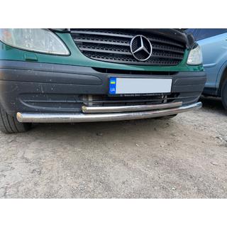 Defensa Delantera ST014 (Acero Inoxidable) Mercedes Vito W639 2004-2014 foto 4
