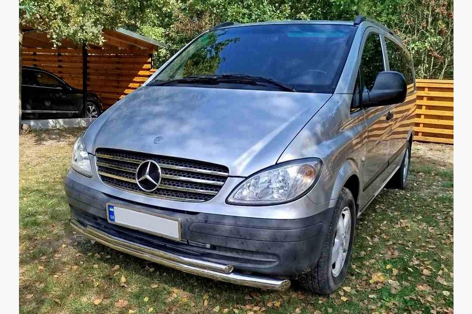 Mercedes Vito W639 2004-2014 Defensa Delantera ST014 (Acero Inoxidable) Foto 13