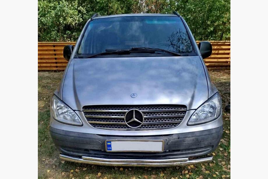 Mercedes Vito W639 2004-2014 Defensa Delantera ST014 (Acero Inoxidable) Foto 12