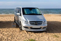 Mercedes Vito W639 2004-2014 Labio de parachoques BRB V1 (imprimado para pintar) Año 2004-2010 foto 1