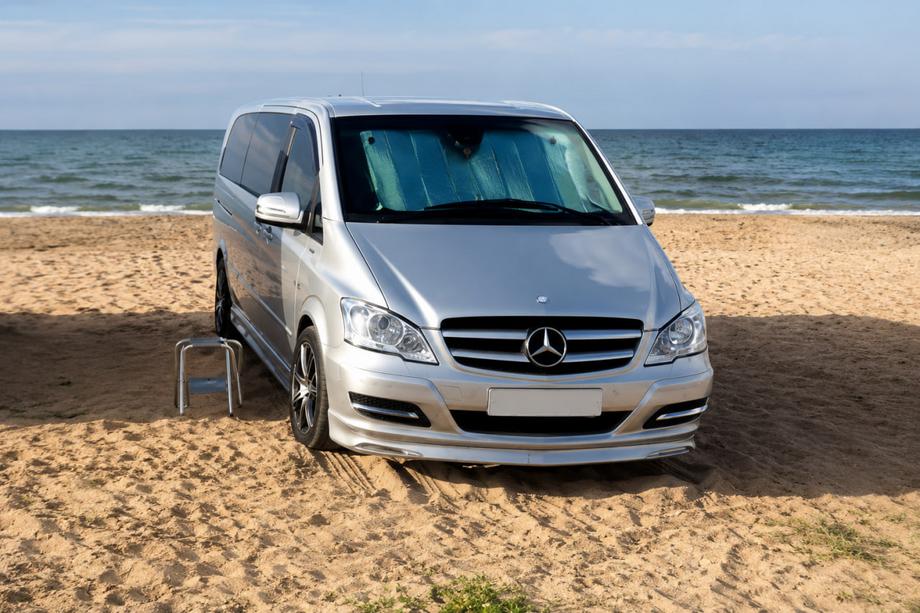 Mercedes Vito W639 2004-2014 Labio de parachoques BRB V1 (imprimado para pintar) Año 2004-2010 Image