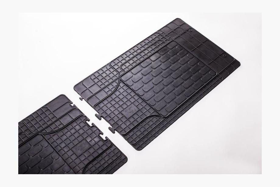 Mercedes Vito W639 2004-2014 Alfombrillas de goma traseras (2 uds, Stingray) Foto 5