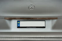 Mercedes Vito/V-class W447 2014- Protector de Parachoques Trasero OmsaLine Acero Inoxidable Brillante foto 6