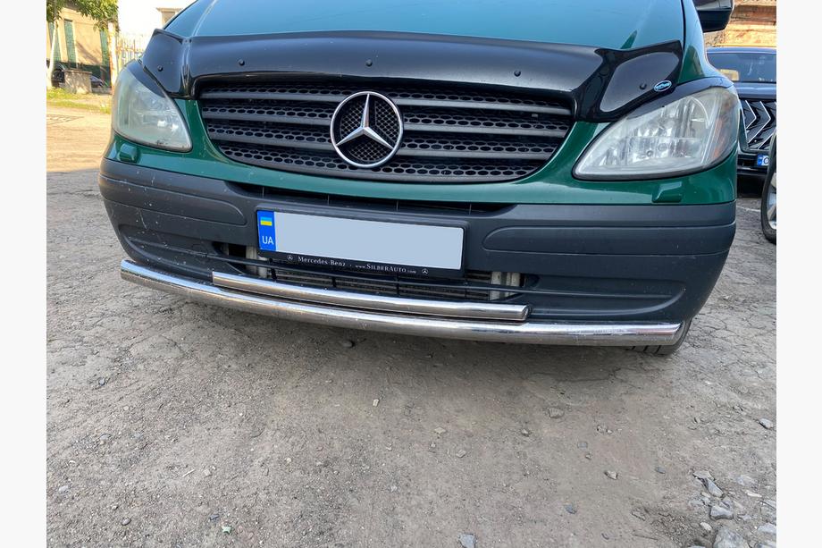 Mercedes Viano 2004-2014 Defensa Delantera ST014 (Acero Inoxidable) 60/60mm Foto 3