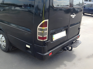 Mercedes Sprinter W901/902/903/904/905 1995–2006 Cubiertas Cromadas para Luces Traseras (2 uds, Acero Inoxidable) OmsaLine - Acero Inoxidable Italiano foto 1