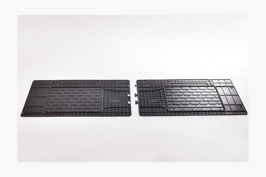 Mercedes Sprinter W901/902/903/904/905 1995–2006 Alfombrillas de goma traseras (2 uds, Stingray) Premium - sin olor Foto 3
