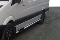 Mercedes Sprinter W906 2006–2018 Tubos Laterales (2 uds., Acero Inoxidable) foto 3