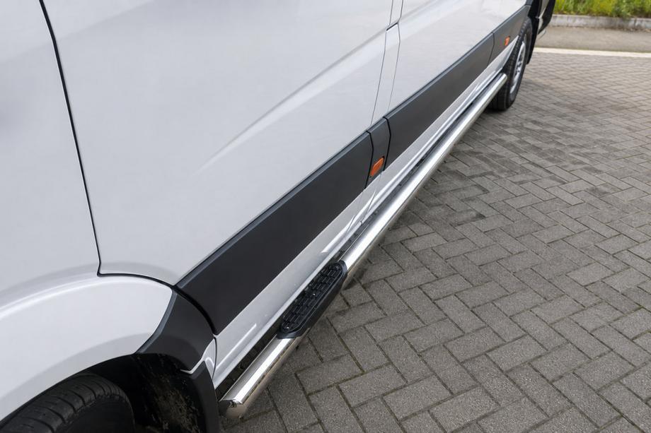 Mercedes Sprinter W906 2006–2018 Tubos Laterales (2 uds., Acero Inoxidable) Image