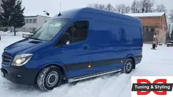 Mercedes Sprinter W906 2006–2018 Estribos Laterales Premium (2 uds., Acero Inoxidable) foto 5