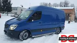 Mercedes Sprinter W906 2006–2018 Estribos Laterales Premium (2 uds., Acero Inoxidable) foto 4