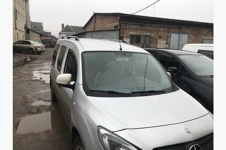 Mercedes Citan 2013-2021 Barras de Techo Cromadas Base Maxi, Pies de Plástico Foto 17