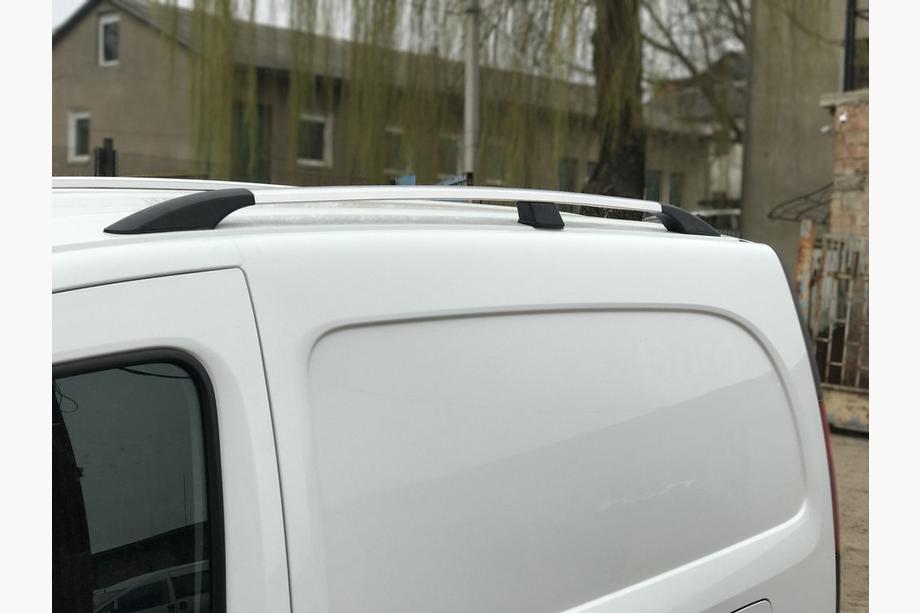 Mercedes Citan 2013-2021 Barras de Techo Cromadas Base Maxi, Pies de Plástico Foto 10