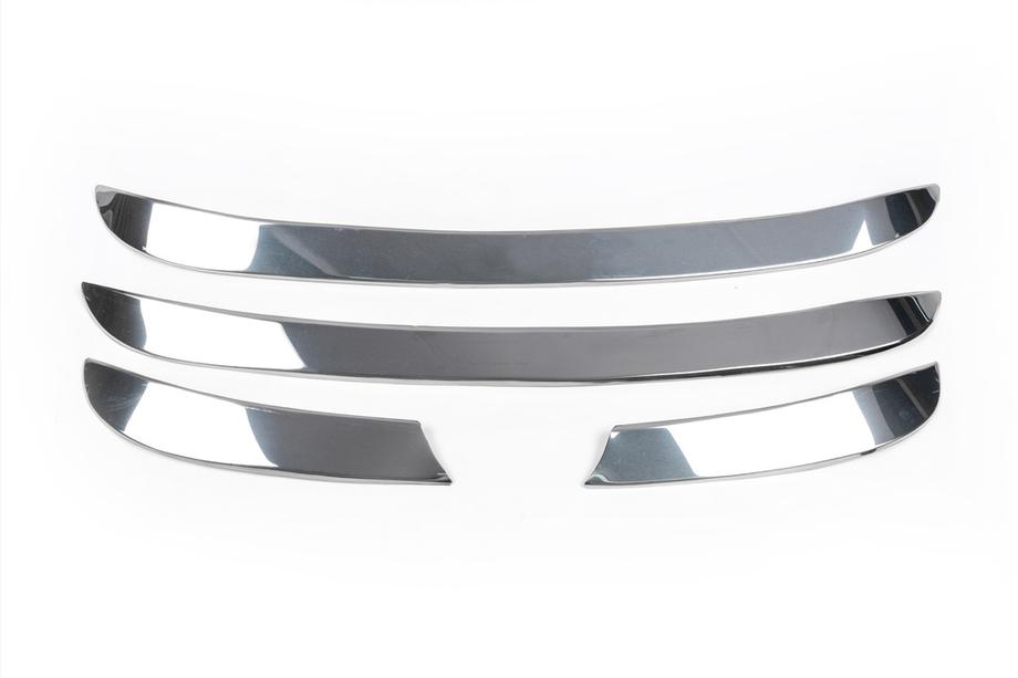 Hyundai Santa Fe 2 2006-2012 Cubiertas de Parrilla Acero Inoxidable (2010-2012, 4 uds) Foto 3