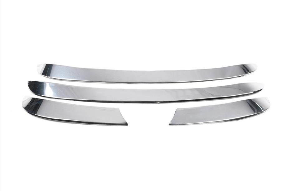 Hyundai Santa Fe 2 2006-2012 Cubiertas de Parrilla Acero Inoxidable (2010-2012, 4 uds) Foto 4