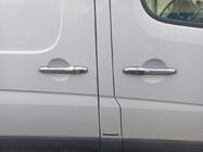 Volkswagen Crafter 2006-2016 Cubiertas Cromadas para Manijas de Puerta (4 uds, Acero Inoxidable) Carmos - Acero Inoxidable Turco foto 4