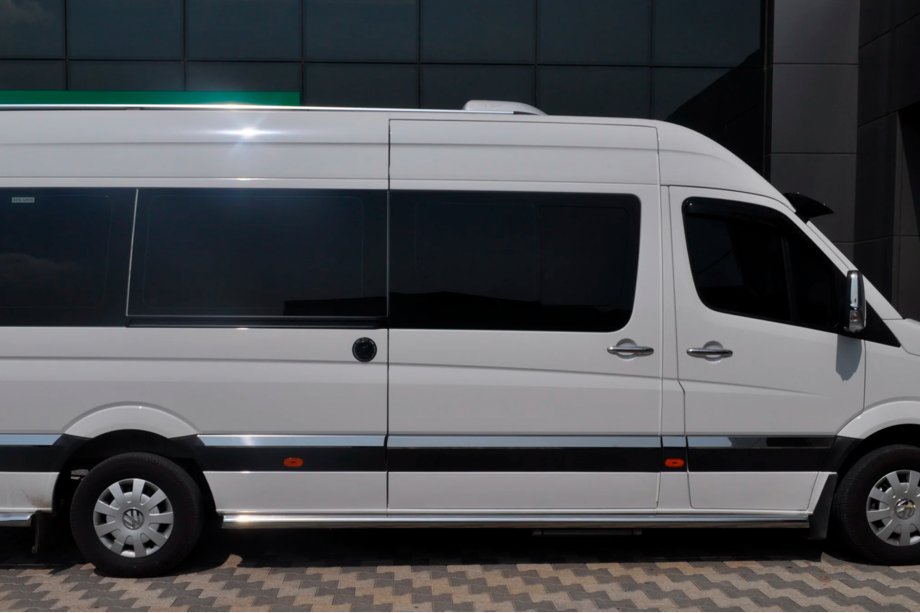 Volkswagen Crafter 2006-2016 Barras Laterales (2 uds., Acero Inoxidable) d70, batalla corta Foto 3