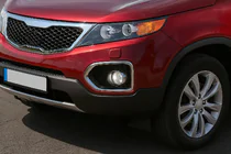 Kia Sorento II XM 2009-2014 Embellecedores antiniebla 2010-2013 (2 uds, acero inoxidable) foto 1