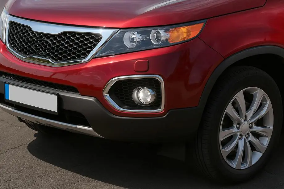 Kia Sorento II XM 2009-2014 Embellecedores antiniebla 2010-2013 (2 uds, acero inoxidable) Image