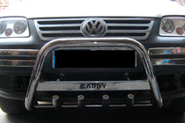 Volkswagen Caddy 2004-2010 Defensa Delantera WT003 (Acero Inoxidable) foto 5