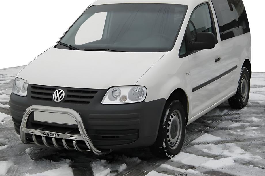 Volkswagen Caddy 2004-2010 Defensa Delantera WT003 (Acero Inoxidable) Image