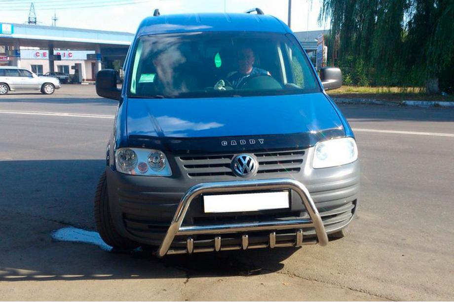 Volkswagen Caddy 2004-2010 Defensa Delantera WT003 (Acero Inoxidable) Foto 7