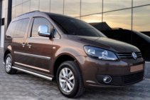 Volkswagen Caddy 2004-2010 Barras Laterales BB001 (2 uds, acero inoxidable) foto 1