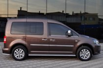Volkswagen Caddy 2004-2010 Barras Laterales BB001 (2 uds, acero inoxidable) foto 5