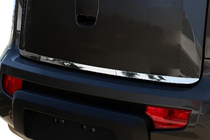 Kia Soul I 2008-2013 Moldura de maletero acero inoxidable OmsaLine - Acero Inoxidable Italiano foto 1