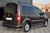 Volkswagen Caddy 2010-2015 Barras Laterales BB001 (2 uds, acero inoxidable) foto 4