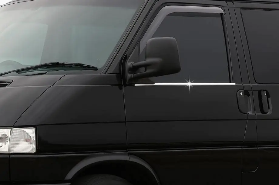 Volkswagen T4 Transporter 1990-2003 Molduras exteriores de ventanas (2 uds., acero inoxidable) Image