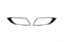 Kia Venga 2010-2019 ARCHIVO Molduras de Faros Antiniebla Acero Inoxidable (2 uds.) foto 2