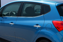Kia Venga 2010-2019 Molduras de Ventanas Acero Inoxidable (4 uds) foto 1