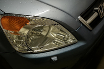 Honda CRV 2001-2006 Cubiertas de Faros Cromadas (2 uds., Plástico) foto 1