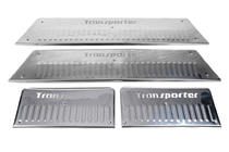 Volkswagen T5 Transporter 2003-2010 Cubiertas de estriberas interiores (Carmos, acero inoxidable) 4 puertas, sin inscripción foto 8