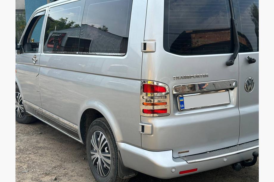 Volkswagen T5 Transporter 2003-2010 Molduras de Puerta Acero Inoxidable Cromo 1 Puerta, Distancia Corta entre Ejes, OmsaLine - Acero Inoxidable Italiano Foto 17