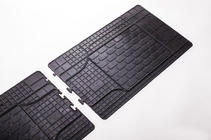 Volkswagen T5 Transporter 2003-2010 Alfombrillas de goma traseras (2 uds, Stingray) foto 4