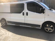 Nissan Primastar 2002-2014 Barras Laterales (2 uds, Acero Inoxidable) 60mm, Batalla Larga foto 4