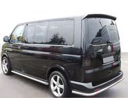 Volkswagen T5 Multivan 2003–2010 Barra Trasera Esquinera AK005 (Acero Inoxidable) foto 1