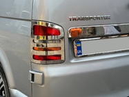 Volkswagen T5 Multivan 2003–2010 Cubiertas Cromadas para Luces Traseras (2 uds, Acero Inoxidable) 2 Puertas, OmsaLine - Acero Inoxidable Italiano foto 1