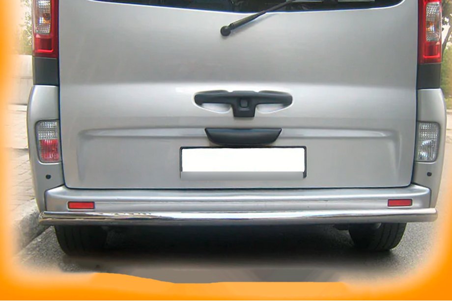 Nissan Primastar 2002-2014 Protector Trasero AK002 (Acero Inoxidable) Foto 4