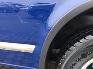 Volkswagen T5 Multivan 2003–2010 Molduras de Puerta Acero Inoxidable Cromo 1 Puerta, Larga, Carmos - Acero Turco foto 6