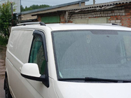 Volkswagen T5 Multivan 2003–2010 Barras de Techo Cromadas foto 4